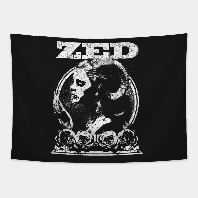 ZED - Devil Rose Tapestry by ZEDISDED