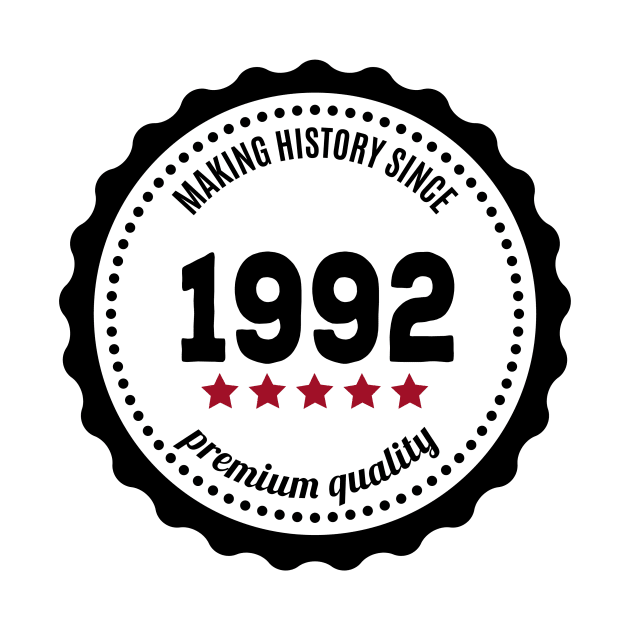 Making history since 1992 badge by JJFarquitectos