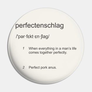 Perfectenschlag Pin