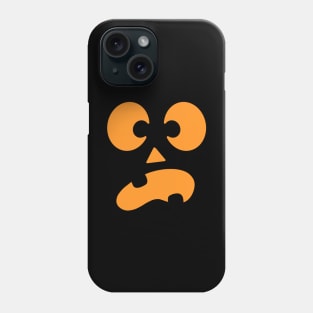 Surprised Pumpkin Carving Phone Case