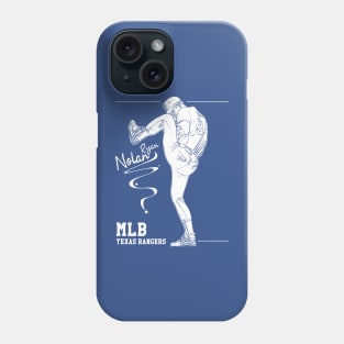 Nolan ryan || White || Texas rangers Phone Case