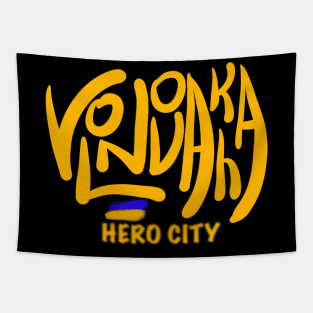 Volnovakha. Ukraine hero cities (UHC). Tapestry