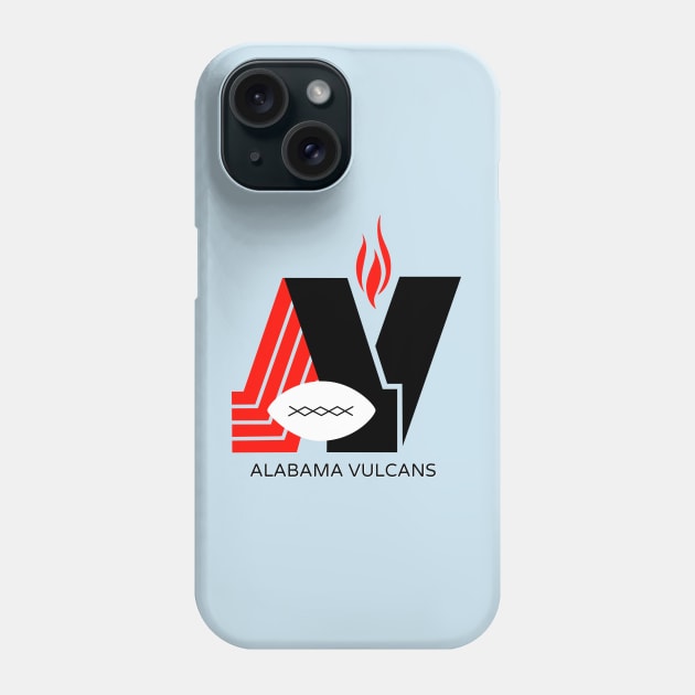 Retro Alabama Vulcans Football 1979 Phone Case by LocalZonly