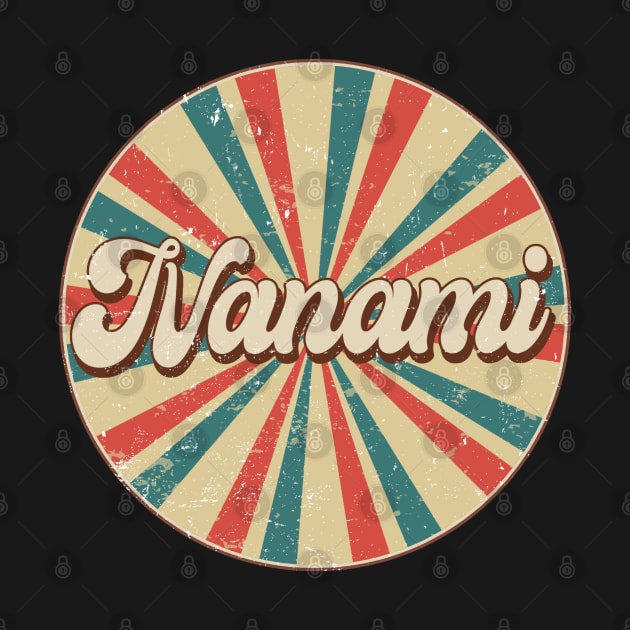 Circle Design Nanami Proud Name Birthday Anime by Amir Dorsman Tribal
