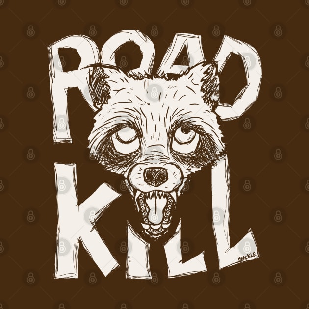 Roadkill Raccoon (Knockout Version) by Jan Grackle