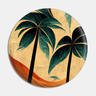 Tropical palm 2 Pin