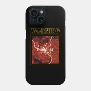 Pochinki Map Warning Phone Case