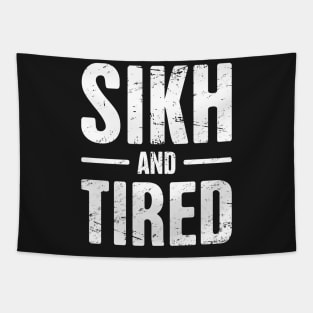 Sikh And Tired Tapestry