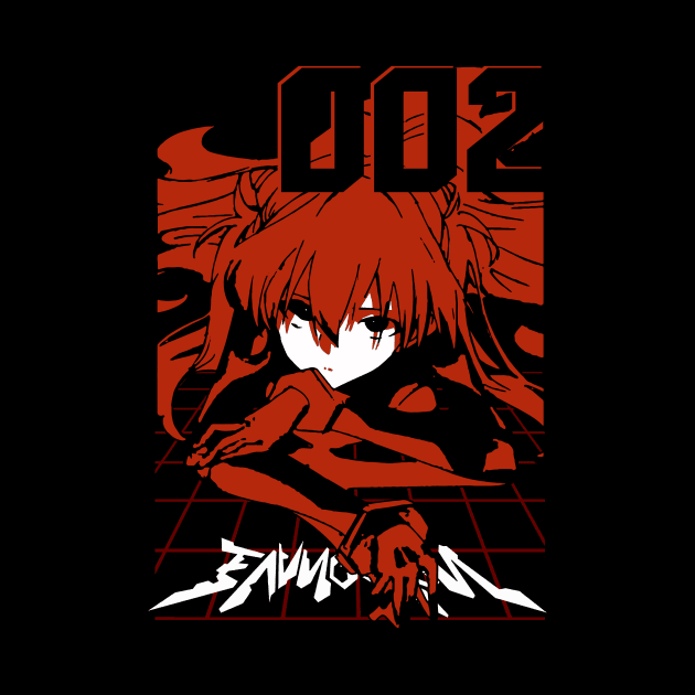 Eva 002 Neon Genesis Evangelion by Kaniart