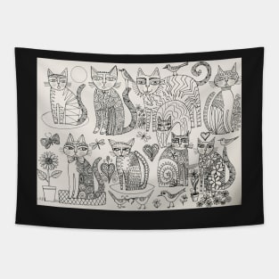 Lovely Kitties Tapestry