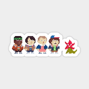 Stranger Things Game Pixel 8bit Magnet