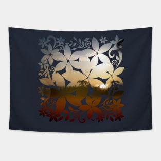 Hawaiian Sunset Tapestry