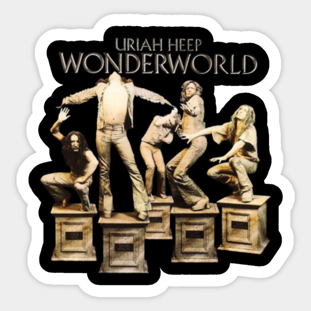 Uriah Heep Wonderworld Band Sticker Teepublic
