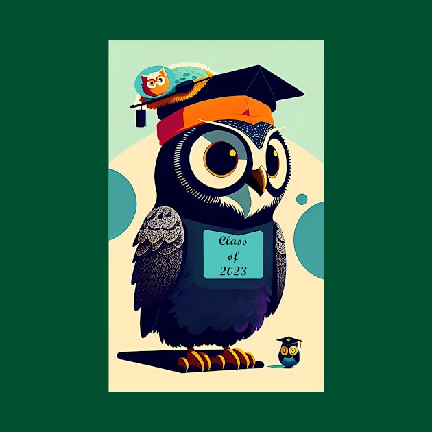 Class of 2023 - Wise Owl Too by ArtBeatsGallery