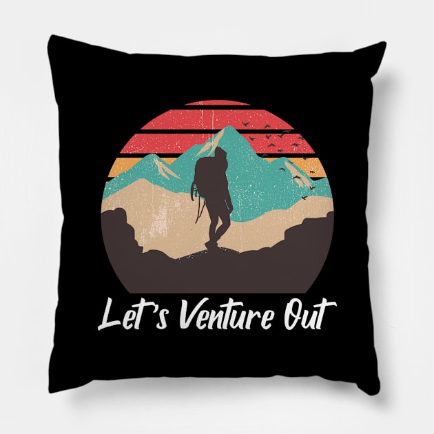 Let's Venture Out Pillow by Pacific West