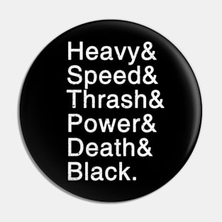 Metal Helvetica Pin