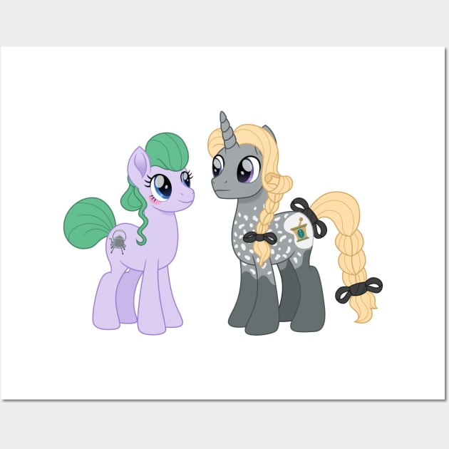 Artwork of various original my little pony characters
