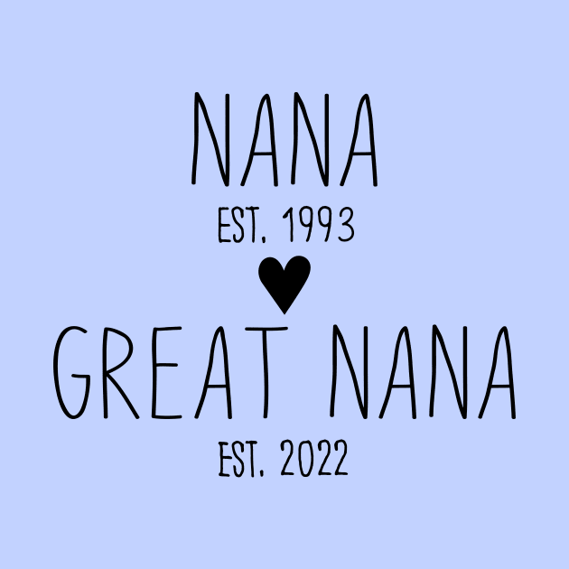 Nana, Pregnancy Announcement, Pregnancy Reveal, New Baby Announcement, Baby Reveal, Nana to Great Nana, Mother's Day Gift by Muaadh