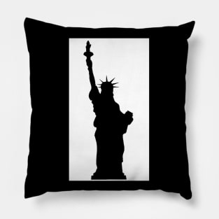 Liberty in Black Pillow