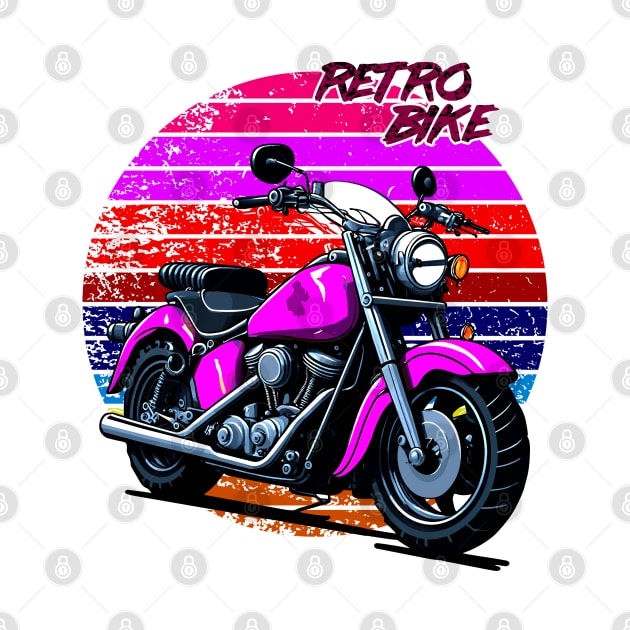 Retro bike by Rusty Lynx Design