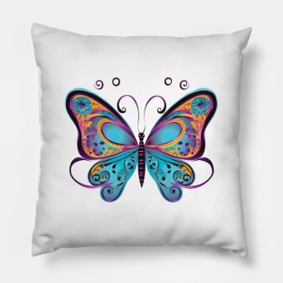 Artistic Flutterflies Pillow