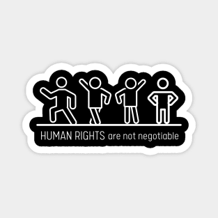 Minimalist Human rights shirt Magnet