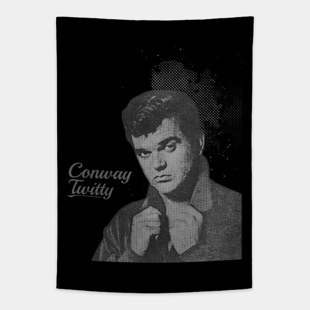 Conway Twitty // illustrations Tapestry by Degiab