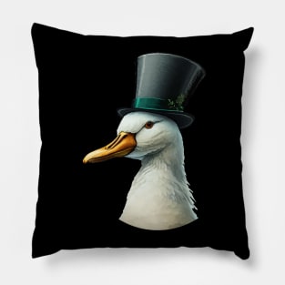 Duck Top Hat Pillow