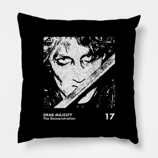 Drab Majesty / Minimalist Graphic Artwork Design Pillow