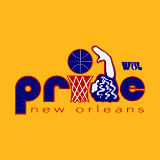 Defunct New Orleans Pride WBL Basketball 1979 T-Shirt