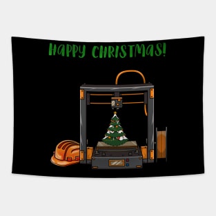 3D Printer #5 Christmas Edition Tapestry