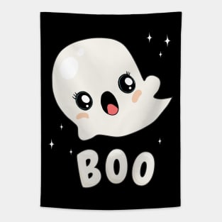 Cute Kawaii Ghost Tapestry