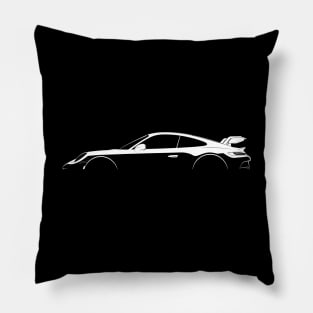 Porsche 911 GT3 (992) Silhouette Pillow