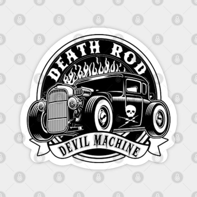 Death Rod Magnet by CosmicAngerDesign