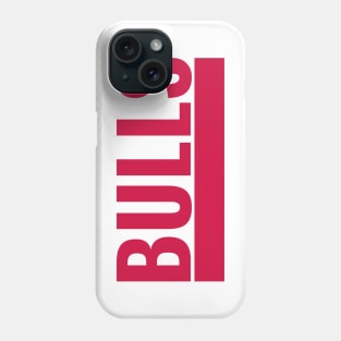 bulls red strip Phone Case