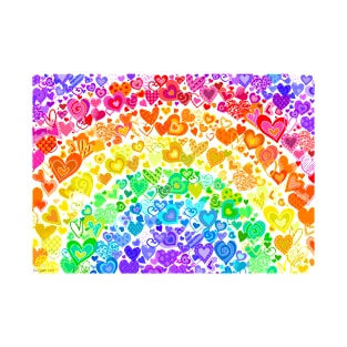 Rainbow Hearts T-Shirt