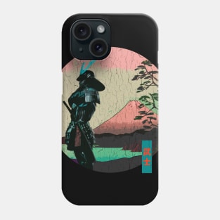 Ancient Samurai (vintage distressed look) Phone Case