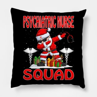 Christmas Psychiatric Nurse Squad Reindeer Pajama Dabing Santa Pillow