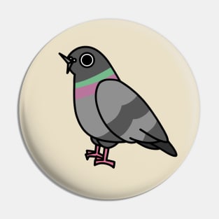 cute street pigeon cartoon drawing graphic Pin