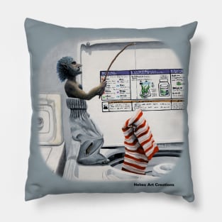 Rogue Laundry Day Heist Realistic Art Pillow