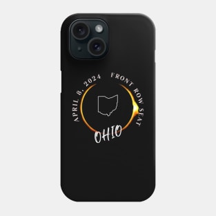 2024 Ohio Eclipse Front Row Seat To Total Darkness Phone Case