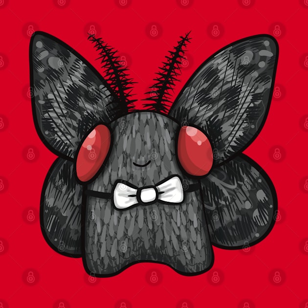 Mothman Bowtie by PepperSparkles