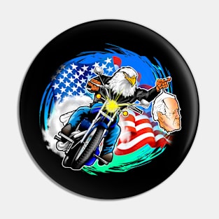 Eaglebiker- Biden Pin