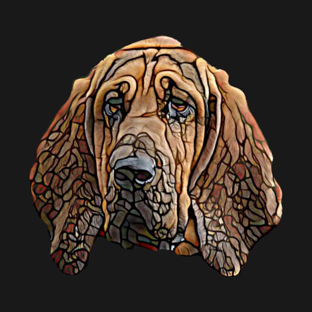 Bloodhound Face by DoggyStyles