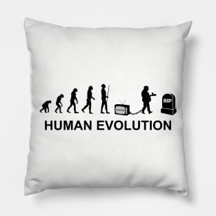 Human Evolution Pillow