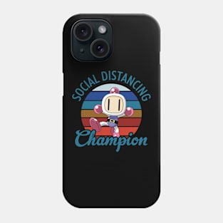 Bomberman Social Distancing Champion Phone Case