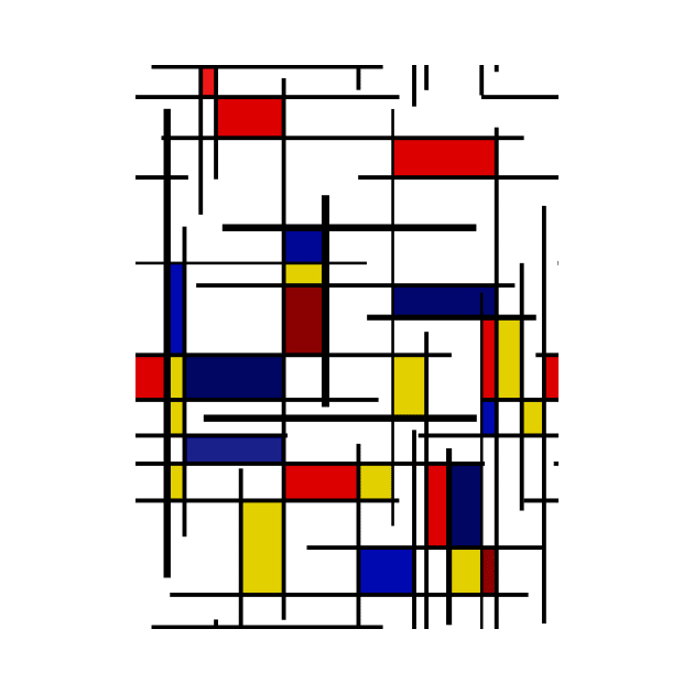Mondrian Pattern by DigitalShards