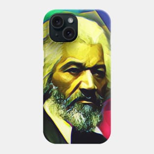 Frederick Douglass Colourful Portrait | Frederick Douglass Artwork 5 Phone Case