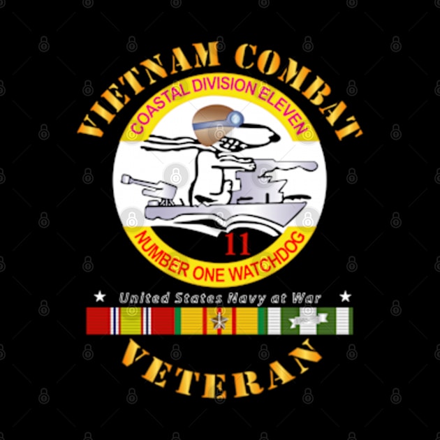 Vietnam Cbt Vet - Coastal Div 11 - Number 1 Watchdog w SVC by twix123844