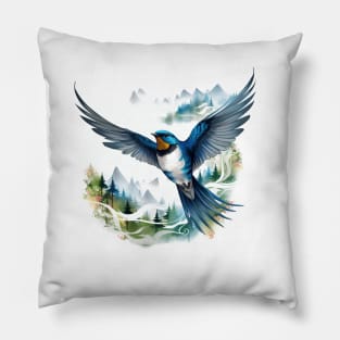 Swallow Bird Pillow